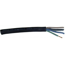 Køb Gummikabel 5x10mm2 - Kobber kabel - Pris pr meter 95kr - Billigt her!