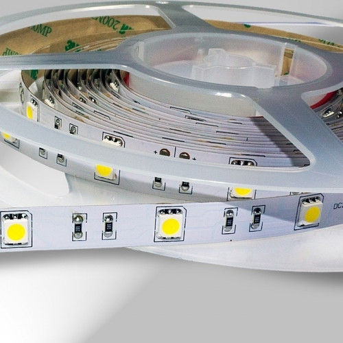 Køb 12 Volt LED flexstrip Kold Hvid - 5 Meter 12 Watt - LG5411 Billigt!!