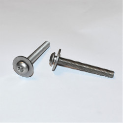 SPAR 50% på M10x80mm Rustfri A4 Buttonhead Torx Maskinskrue med fast skive - KUN 14kr hos Disco Support!