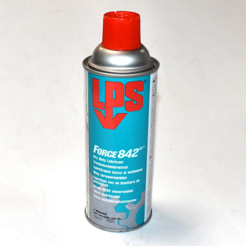 TILBUD 149kr! LPS Force 842 Dry Moly Lubricant - 400ml spray - discosupport.dk