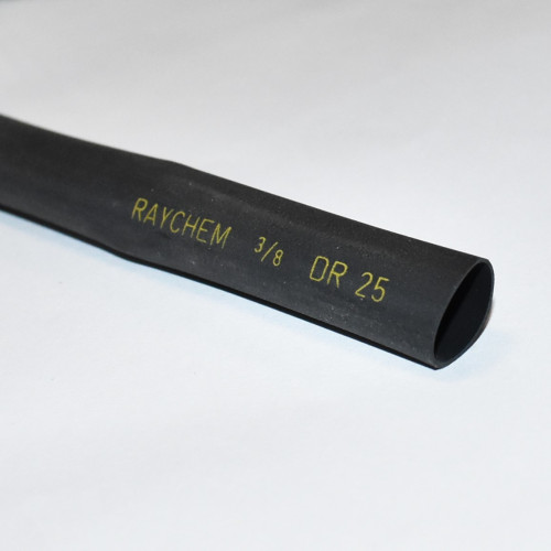 Raychem 10mm sort krympeslange - oliebestandig krympeflex - discosupport.dk