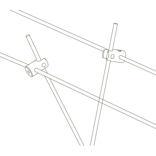 Kabelblok til Halogen wiresystem - rustfri - Wireklods - Wirelås - Pris pr stk