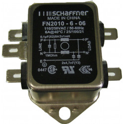 Schaffner Netstøj filter 230V - 6 Amp fn2010-6-06. Bestild dit Netstøjfilter på discosupport.dk - Hurtig levering direkte fra vo