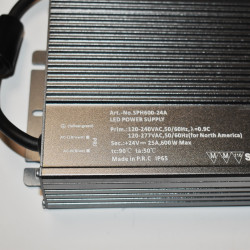 Snappy SPH600-24A LED-driver - 24Volt 600W strømforsyning til LED - discosupport.dk
