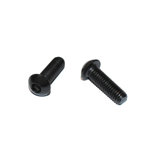 M6x20mm Sort Unbrako Buttonhead Skrue - discosupport.dk