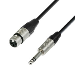 Mikrofon Kabel XLR-Hun/6.3mm Jack - 0.6m