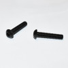 Sort elgalvaniseret Unbrakoskrue M6x30mm Buttonhead - discosupport.dk