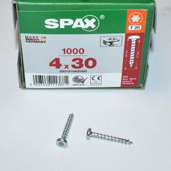 4x30mm Spax Spunskrue FZB Panhoved Torx20 - Køb 100stk KUN 24kr!