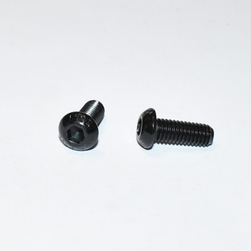 M6x16mm Sort galvaniseret Unbrako 10.9 Buttonhead Ø10mm - discosupport.dk