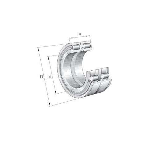 INA SL045020-D-PP-RR Kugleleje 100x150x67mm Rulleleje - discosupport.dk