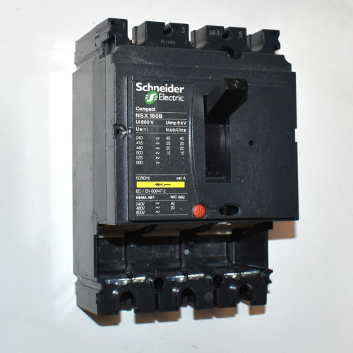 Schneider Electric Compact NSX160B 3-faset maksimalafbryder - discosupport.dk