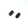 M8x20mm Sort Pinolskrue med flad ende DIN 913 45H ubehandlet - discosupport.dk