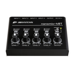 JBSystems NANOMIX-4BT 4ch Bluetooth mixer - discosupport.dk