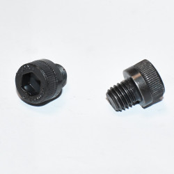 M10x10mm Unbrakobolt CH 12.9 DIN 912 ubehandlet sort - discosupport.dk