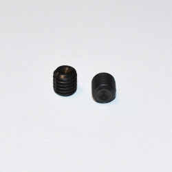 M8x8mm Sort Ubehandlet Pinolskrue 45H - DIN 916 - ISO 4029