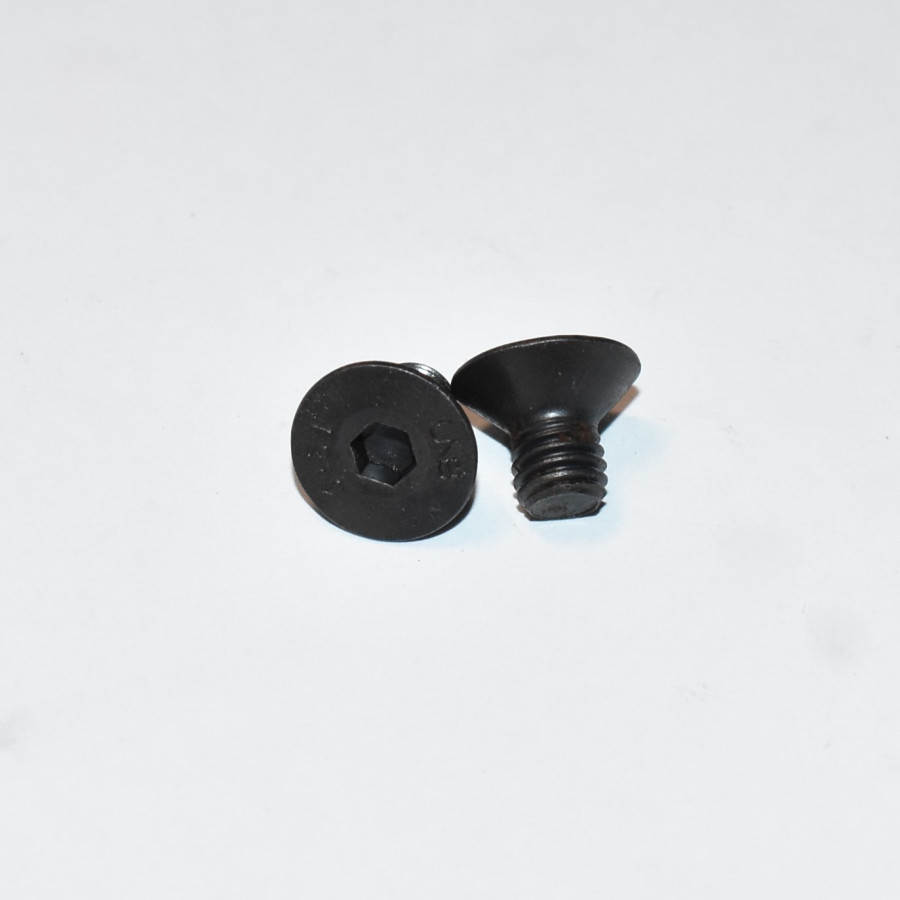 M8x12mm Sort Ubehandlet Unbrakoskrue Stål 12.9 UH - discosupport.dk