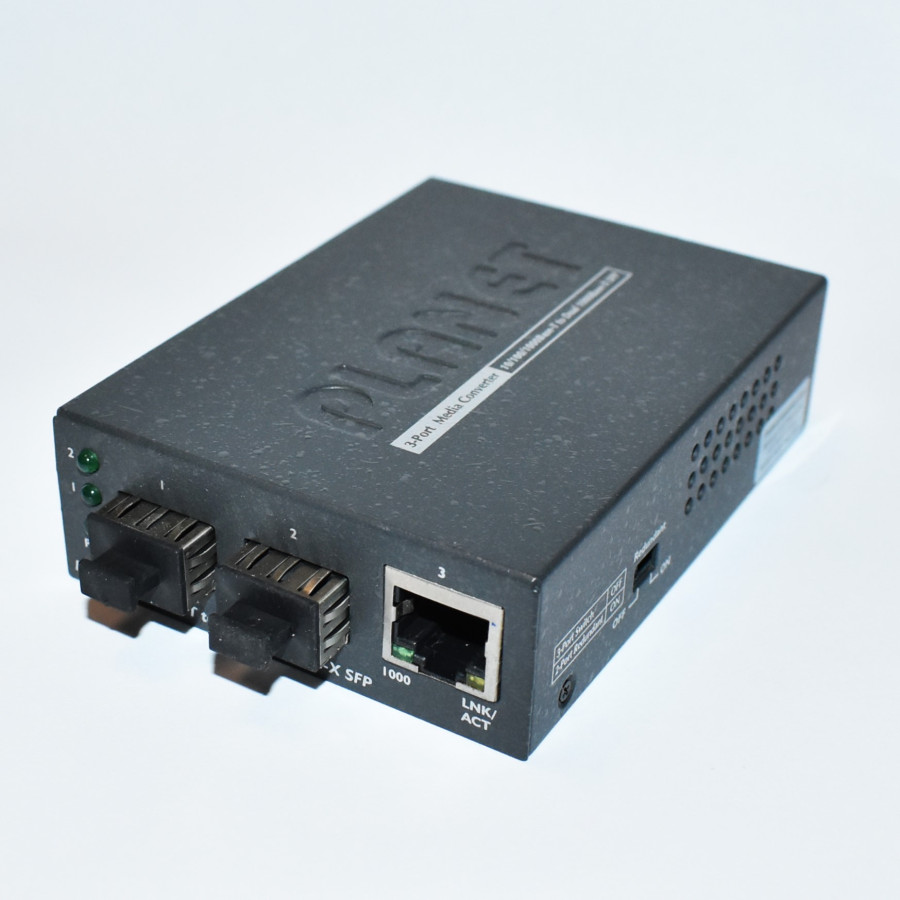 PLANET GT1205A Fibermedieomformer - 1GbE - RJ-45 / SFP mini-GBIC