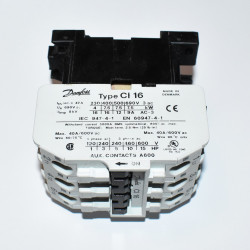 Danfoss CI 16 - 3-faset Kontaktor - Spole 230V - 037H004131 - discosupport.dk