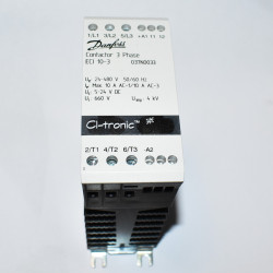 Danfoss ECI 10-3 037N0033 3-faset elektronisk kontaktor 24-480V - styrespænding 5-24V DC - discosupport.dk