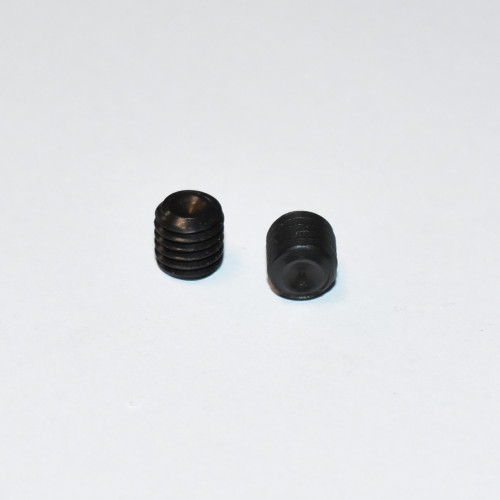 M5x5mm Sort Ubehandlet Pinolskrue 45H - DIN 916 - ISO 4029