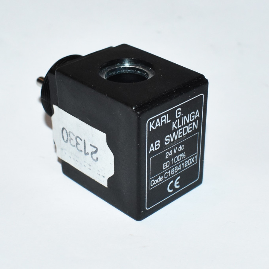 Karl G. Klinga Solenoid Ventil 24V DC - ED 100% - C1664120X1 - discosupport.dk