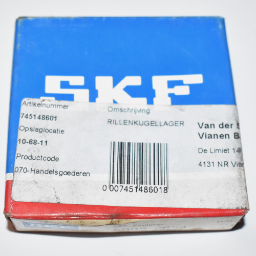 45x75x16mm SKF 6009 Sporkugleleje Stål 2RS1 - discosupport.dk