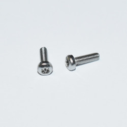 M3x10mm Rustfri A2 Maskinskrue - Panhoved - Torx10 - discosupport.dk