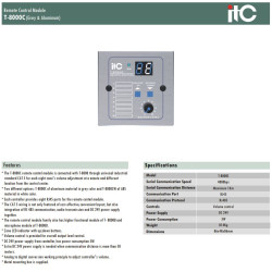 itC T-8000CW Remote control modul - hvid - discosupport.dk