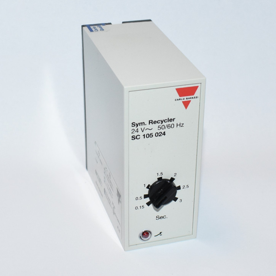 Carlo Gavazzi S-System SC 105 024 Symmetrical Recycler 0,15-3 sek - 24V AC - discosupport.dk