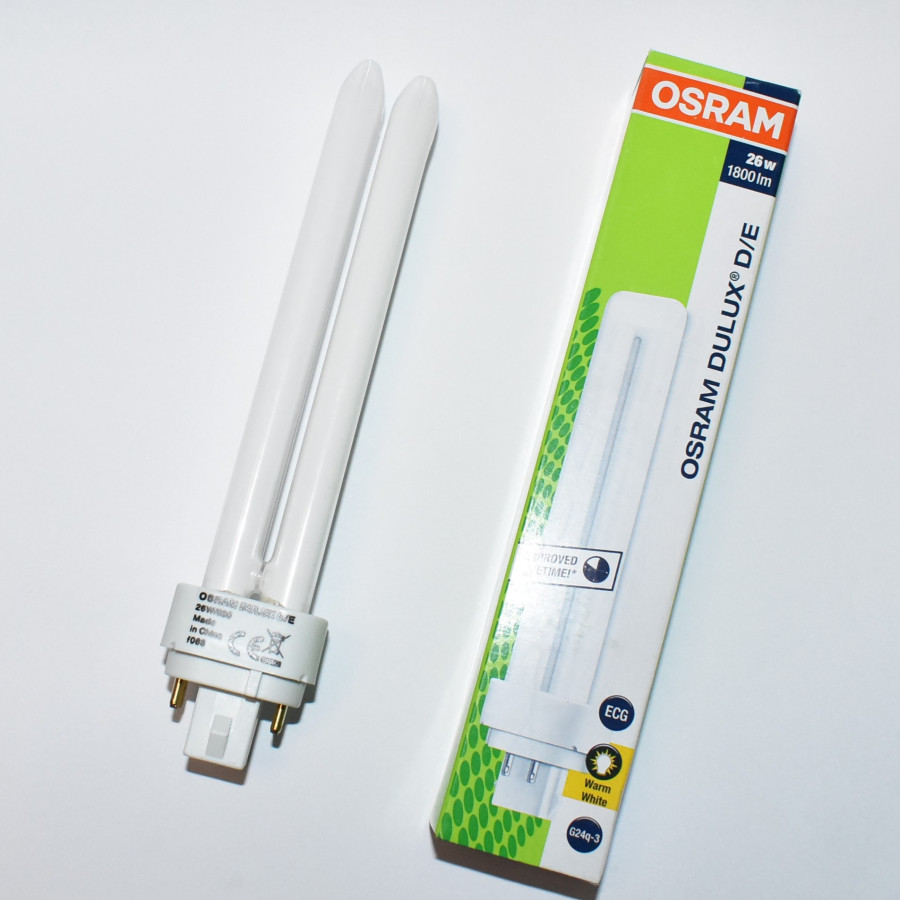 26W Osram Dulux D 26W 830 4-pin - G24q-3 - discosupport.dk