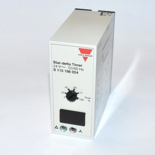 Carlo Gavazzi Star Delta Timer S 115 186 024 - Stjerne Trekant relæ 11-pol Plug-in - discosupport.dk