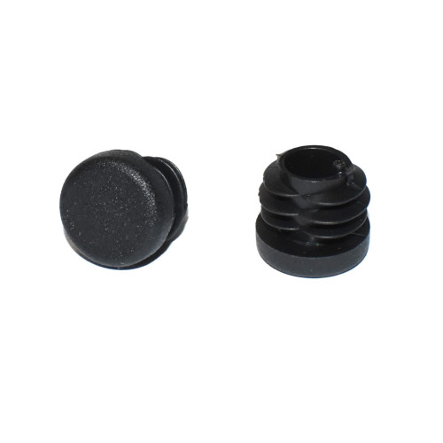 Endeprop Rund - dia 18mm - Sort plast - rørprop - discosupport.dk Endeprop Rund - dia 18mm - Sort plast - rørprop - discosupport.dk