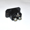 Apparatstik Hun til kabinetmontering IEC320 C14 - 10A 250V - Chassisstik - discosupport.dk