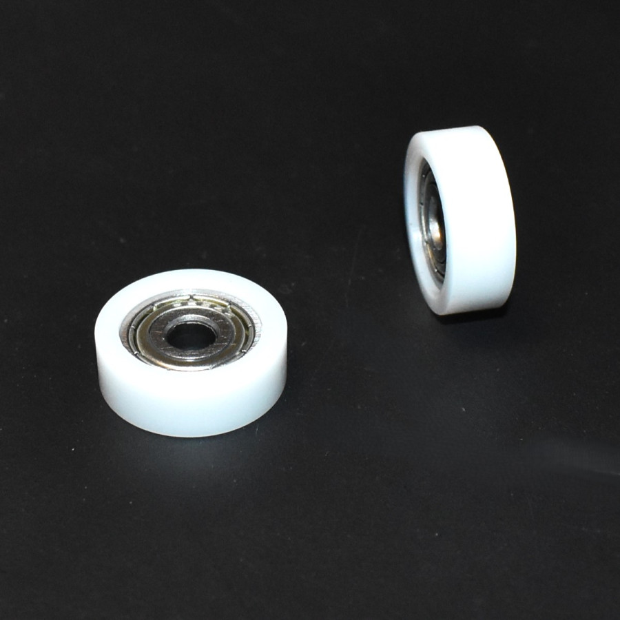 20mm Nylonhjul med kugleleje Ø20x7mm - discosupport.dk