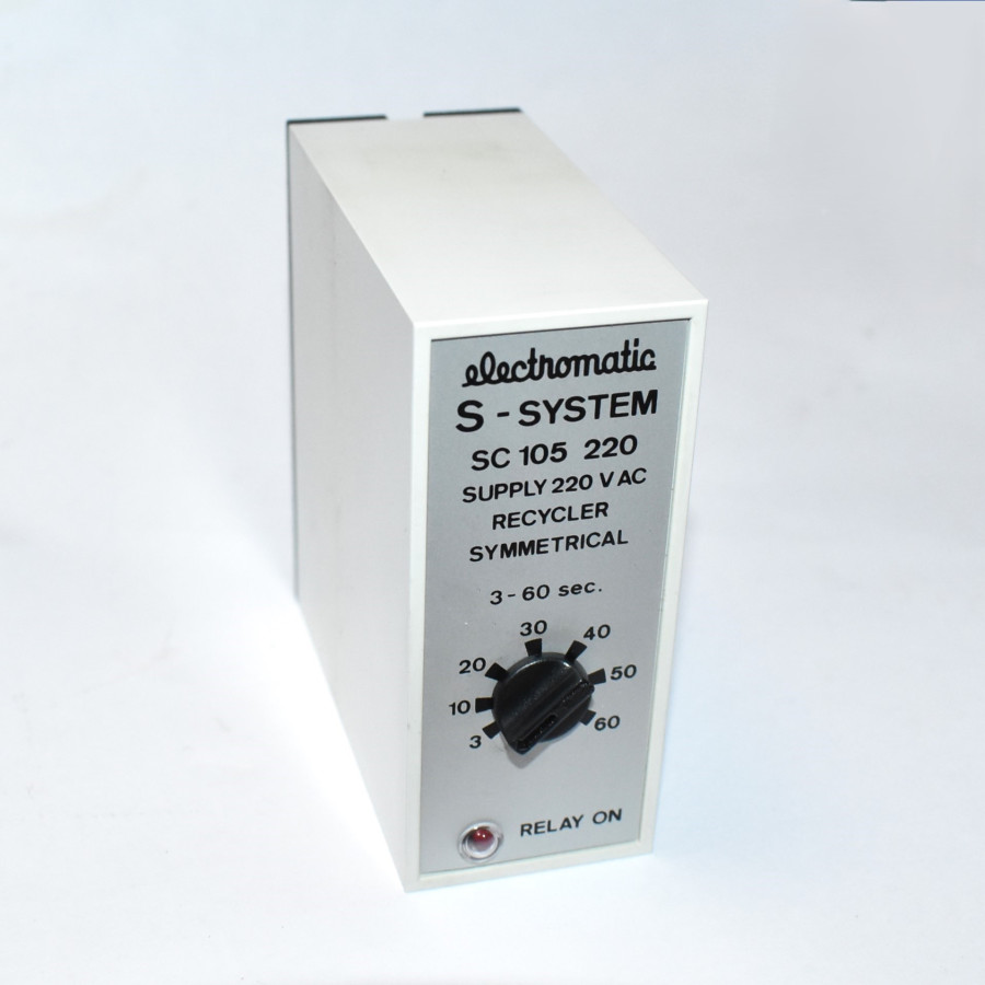 Electromatic S-System SC 105 220 Symmetrical Recycler 3-60 sek - discosupport.dk