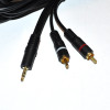 3,5mm Minijack til 2x Phono kabel - Jack-RCA - 6m - discosupport.dk