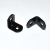 Sort Vinkelbeslag 23x23x18mm - Elgalvaniseret - Kraftig Vinkel Beslag - discosupport.dk