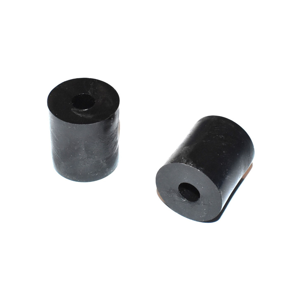 M8 Sort Plast afstandsskive Ø24x28mm - discosupport.dk