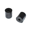 M8 Sort Plast afstandsskive Ø24x28mm - discosupport.dk