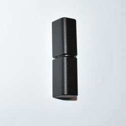 Sort Stabelhængsel - støbt metal - 64x16mm M5 - Southco 96-50-500-50 - discosupport.dk
