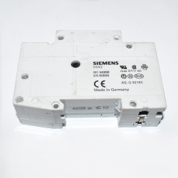 Automatsikring 1-faset 400V 10A - Siemens 5SX21 C10 med hjælpekontakt - discosupport.dk