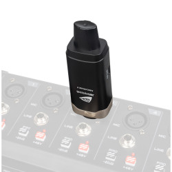 Trådløs Mikrofon-Line System XLR sender-modtager - Køb BILLIGT på discosupport.dk!
