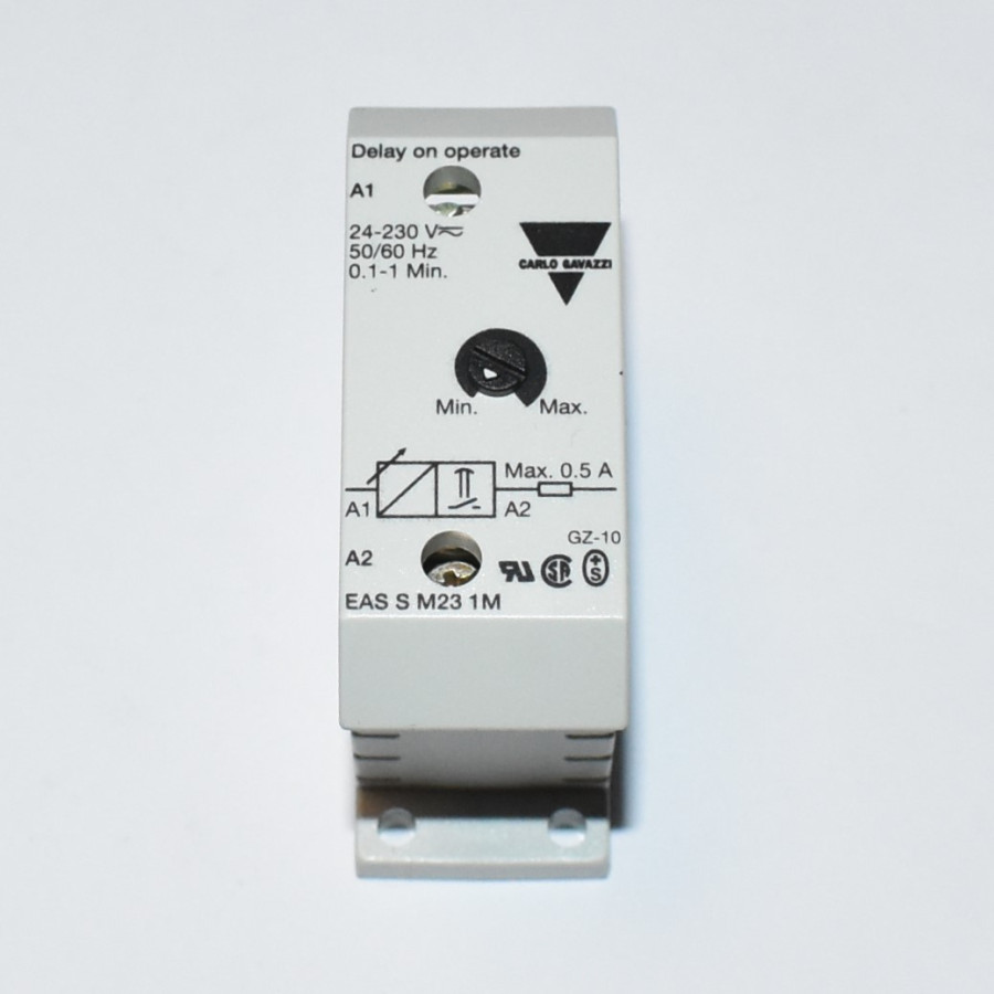 Carlo Gavazzi EAS S M23 1M Delay On Operate 0,1-1min - 24-230V - EASSM231M - discosupport.dk