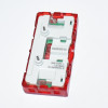 LK Fuga glimlampe 250V-400V - Rød - 0,5 modul - LED - discosupport.dk