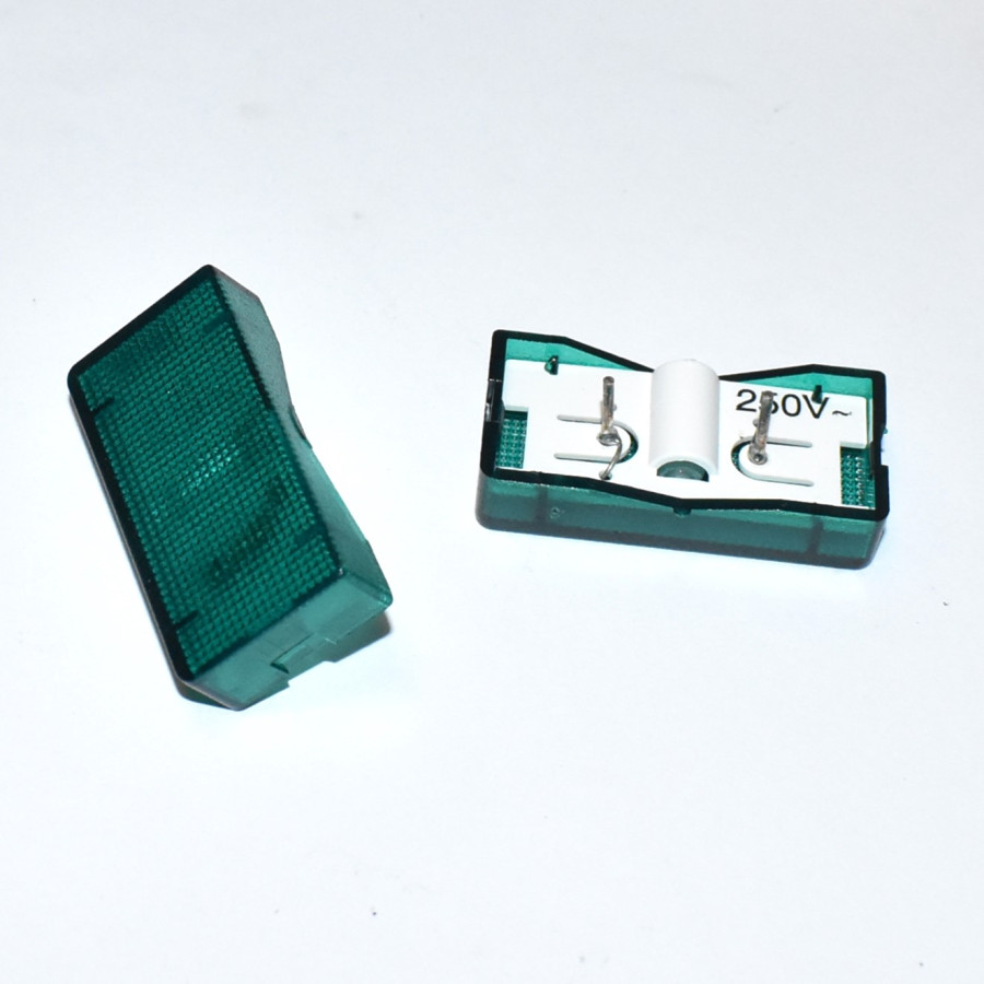 LK FUGA glimlampe 230V - Grøn - Kontrollampe - Ledelys - discosupport.dk