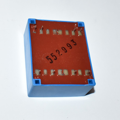 Transformator 2x 0-9V 3VA - Input 230V - Monacor FTR-69 - discosupport.dk