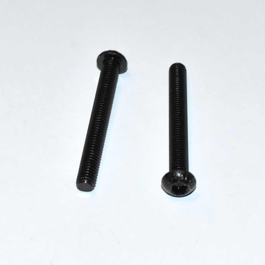 Maskinskruer i sort M6x50mm til fast lavpris. Skruerne er beregnet til højttalere, flightcases, møbler osv.