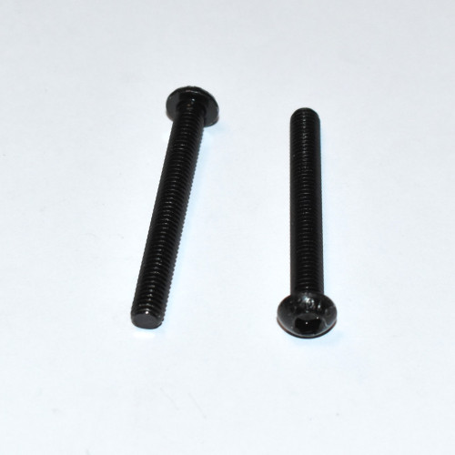 Maskinskruer i sort M6x50mm til fast lavpris. Skruerne er beregnet til højttalere, flightcases, møbler osv. Maskinskruer i sort M6x50mm til fast lavpris. Skruerne er beregnet til højttalere, flightcases, møbler osv.