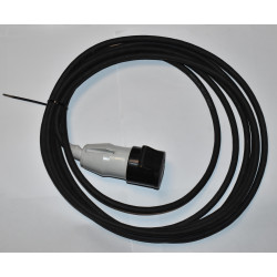 6 Meter Gummikabel 4x1,5 mm2 med 4p Stik + Jord