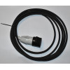 6 Meter Gummikabel 4x1,5 mm2 med 4p Stik + Jord